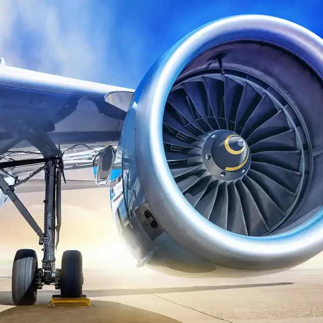 Turbinenschaufel eines Flugzeugantriebes